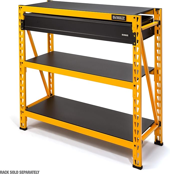 DEWALT Drawer Accessory Kit for Workshop or Garage, Compatible with 4-ft Storage Rack, Measures 6.5 x 18 x 44 Inches, Smooth Opening