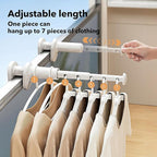 2 Pack Portable Mini Travel Drying Rack Clothing – Adjustable Space Saving Clothes Drying Rack with 6 Hangers, Foldable Laundry Drying Rack for Hotel, Balcony, Camping,Suitcase,Door