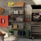 24" Deep x 42" Wide x 86" Height Wire Shelving Kit | 5-Tier | NSF Commercial Storage Rack Unit