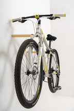 SELVA Racks - Wooden Bike Wall Mount. in 2 Sizes and 3 Colors: Natural Pine, Black and White (Natural Pine, 15" 3/4)