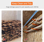 Ultrawall Wall Mount Wood Organizer Racks, Lumber Storage Metal Racks Wood Storage Racks with 3-Level (3 Pack)