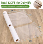 Moretoes Vacuum Sealer Bags for Food, 6 Pack 3 Rolls 11" x 20' and 3 Rolls 8" x 20' Food Saver Bags, Commercial Grade Bag Rolls, BPA Free, Customized Size Bag for Sous Vide Cooking or Meal Prep