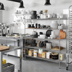 24" Deep x 60" Wide x 64" Height Wire Shelving Kit | 5-Tier | NSF Commercial Storage Rack Unit