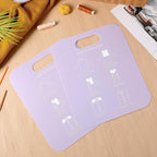 2pcs Shirt Folding Board Clothes Folder Pp Laundry Folding Tool for Home Use Purple