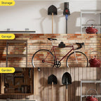Garage Organizer Trimmer Rack, Garden Power Tool Hanger Weed Whackers Holder Wall Mounted for Grass Trimmer, Hedge Trimmer, Garage Trimmer, Garden Tools,4 Pack