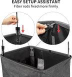 WOWLIVE Large Rolling Laundry Basket Wheels 90L Collapsible Tall Laundry Hamper Handle Foldable Dirty Clothing Basket Fold up Rectangular Hampers for Laundry Dorm Room (Grey2)