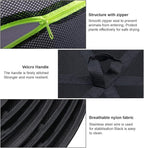 Coopache 4 Layer Herb Drying Rack Hanging Mesh Plant Dry Net Basket for Herbs Plants Flower Vegetables Spices Fish Food with Green Zippers