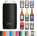 DUALIE 3 in 1 Insulated Can Cooler - 15+ Colors - Universal Size for 12 oz Cans, Slim Cans, and Bottles