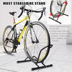 Bike Floor Stand,Bike Rack Floor Type，Bike Stand Holds 16”-29”Wheels,Bicycle Stand suitable for Apartments and Garages
