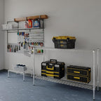 18" Deep x 54" Wide x 34" Height Wire Shelving Kit | 2-Tier | NSF Commercial Storage Rack Unit