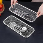 Utensil Drying Rack, 2 Pack Stainless Steel Utensils Holder Dishwasher Silverware Basket, Compact Dish Rack Chopsticks Spoons, Forks, Knifes Drainer Basket Organizer for Kitchen Counter