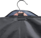 Univivi Hanging Garment Bags Suit Bag for Storage and Travel 40/50 inch,(Set of 6), Washable Suit Cover for T-Shirt, Jacket, Suits, Dresses, Coats, [Upgraded Version]