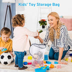 2 Pack 2 Size Large Shoe Washing Machine Bag, Durable Honeycomb Mesh Laundry Bag with Zipper for Sneakers, Running Shoes, Sock, Bras, Delicates and Toys