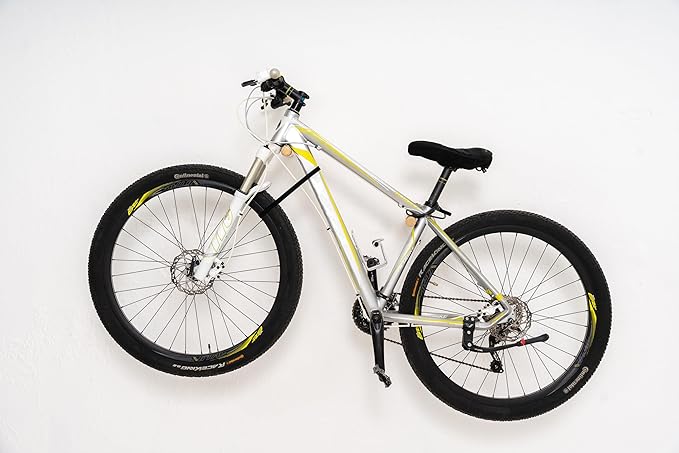 SELVA Racks - Wooden Bike Wall Mount. in 2 Sizes and 3 Colors: Natural Pine, Black and White (Natural Pine, 15" 3/4)