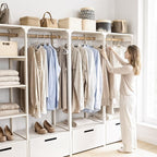 Utopia Home Plastic Hangers 30 Pack - Perfect Space Saving Clothes Hanger - Durable and Strong - Perfect Closet Organizers with Shoulder Grooves (White)