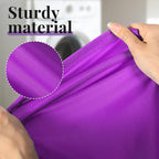 Woanger 12 Pack 28 x 45 Inch Extra Large Laundry Bags Bulk Washable Travel Laundry Bag with Drawstring Closure Large Dirty Clothes Organizer for College Dorm Home Hotel Camping(Purple)