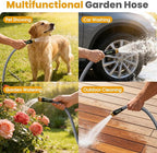 Garden Hose 75 FT, Non-Expanding Water Hose, Ultra-Light & Flexible, Burst-Resistant, Kink-Free, High-Pressure Garden Hose All-Weather Use for Lawns, Gardens, and Outdoor Cleaning