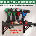 ULIBERMAGNET Garage Folding Storage Rack Shelves,200LB Metal Wall Mounted Adjustable Rail Shelf for Garage,Power Tools,Toolbox,Storage Shelves with Lip for Workshop Kitchen Office (2 Pack)