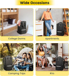 Vorspack Laundry Bag Backpack - Extra Large Laundry Bags with Shoulder Straps Heavy-duty 2 in 1 Laundry Hamper Basket for College Dorm Camp Laundromat Room Essentials - Black