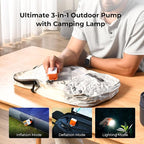 25L Waterproof Travel Vacuum Bags with Pump, Tear-Resistant Design,Lightweight Compression Storage, Durable Vacuum Seal Bags for Clothing Travel Luggage, Camping, Hiking & Road Trips