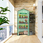 Greenhouse for Outdoors,Walk in Plant Greenhouses with Shelves,Heavy Duty with Durable PE Cover,Plant Stands Portable Green House for Garden Plants