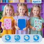 Bento Lunch Box for Kids, 6 Compartments BPA Free, Dishwasher Safe Back to School Snack Bento Lunch Containers Boxes, Ideal Portion Sizes for On-the-Go Meal, Ages 3+, School, Blue