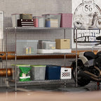 24" Deep x 60" Wide x 54" Height Wire Shelving Kit | 3-Tier | NSF Commercial Storage Rack Unit