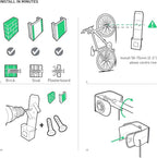 Hornit CLUG PRO | Wall Mounted Bike Rack | Secured by FIDLOCK | 5 Sizes | Easy to Install