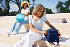 PackIt(R) Freezable Classic Lunch Box, Magenta, Built with EcoFreeze(R) Technology, Collapsible, Reusable, Zip Closure With Zip Front Pocket and Buckle Handle, Designed for Fresh Lunch On the Go