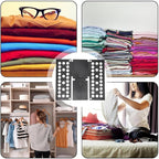 2 Pack Shirt Folding Board Adult ABS T Shirt Folder Clothes Folding Board Laundry Folder Boards Fast Foldable Laundry Organizer Liner Sorter Fold Helper For Adults Children Travel Home Dorm