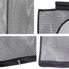 ALYER Breathable Mesh Laundry Hamper,Foldable Hanging Closet Storage Basket,Portable Space Saving Dirty Clothes Bag (Black)