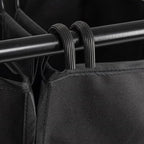 Household Essentials Rolling Triple Laundry Sorter, Black
