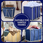 Laundry Cart Liner Replacement - Waterproof Oxford Canvas Cover for Commercial Laundry Carts and Industrial Trolleys