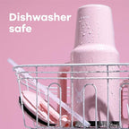 Hydro Flask Travel Tumbler with Handle, Lid and Straw - Insulated Stainless Steel in 24 Oz Glimmer Cream