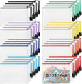 Jetec 32 Pcs Mesh Zipper Bags Toy Storage Bikini Organizer Bag Bolsas Para Guardar Trajes De Bano Waterproof Zipper Reusable Pouch Puzzle Multipurpose for Storage Office(Sweet Color,5.1 x 4.1 Inch)
