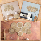 Xuhal 8 Pcs Boho Wall Basket Decor Decorative Bulrush Woven Basket Wall Decor Rustic Farmhouse Hanging Baskets for Kitchen Rustic Home Summer Decorations