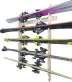 Pro Board Racks Slotted Ski Wall Rack