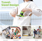 Vacuum Bags for Travel - USB Electric Pump, 9 Pack Carry-on Size Vacuum Seal Bags for Clothing - Space Saver Vacuum Storage Bags for Luggage, Travel Essentials.
