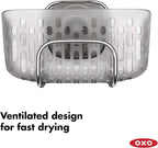 OXO Good Grips Stronghold Suction Sinkware Organizer - Gray, One Size