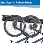Sinoer Bike Storage Rack,Bike Wall Rack, 6 Bike Rack Wall Mount bicycle rack for garage Garage Organize,Vertical Bike Rack-5 Helmets Hook
