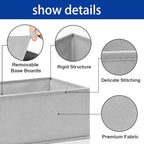 8-Pack Drawer Organizer Clothes | Dresser Organizer Bins for Nursery & Closet Storage | Ideal for Clothing, Baby Clothes, Underwear & Socks