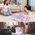 Budding Joy Clear Zippered Storage Bags for Clothes,40L Closet Organizers and Storage Containers Vinyl Moving Bag for Bedding, Linen, Blankets, Comforters, Clothing & Toys