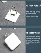 20Pcs 0.9in White Round Invisible Adhesive Plate Hangers,Vertical Plate Holders Wall Mount Display Holder,No Nails Decorative Plates for Artworks