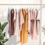 NEATERIZE Thick Heavy Duty Hangers - White Plastic Clothes Hangers 12 Pack - Great for Coat Hanger, Jackets Jeans & Suit Hanger for Closet - New Apartment Essentials Percheros Ganchos para Colgar Ropa