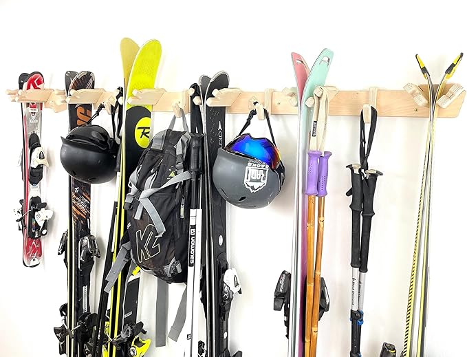 Pro Board Racks Apres Ski Wall Rack (Holds 6 sets of skis)