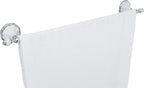 24" Towel Bar - White Porcelain & Chrome - Flora Series - 5 Year Warrantee