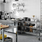 14" Deep x 42" Wide x 34" Height Wire Shelving Kit | 3-Tier | NSF Commercial Storage Rack Unit