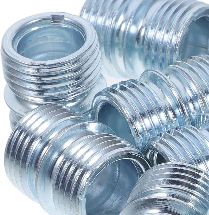 20pcs Wire Shelf Rack Connector Nuts 3/4 Inch Double-Head Threaded Rod Metal Connectors for Replacement Storage Shelf Accessories
