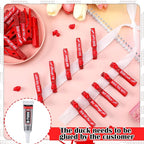 Kigeli 30 Pcs Spirit Clips Cheer Pins Cheerleader Gifts Clothes Pins for Backpacks Competition Glittered for Team Cheer Gifts Stuff Supplies Party Favors Accessories Bulk(Red,Duck)