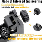 CyclingDeal Road Bike Bicycle Clip Storage Wall Mount Rack - Premium Quality Clip for Outdoor and Indoor - Safe & Secure for Road Hybrid Bikes - Store Bicycles in Garage or Home